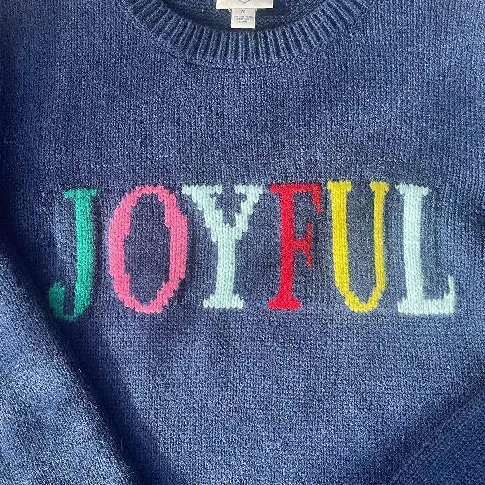 JOYFUL holiday sweater - Picture 2 of 4